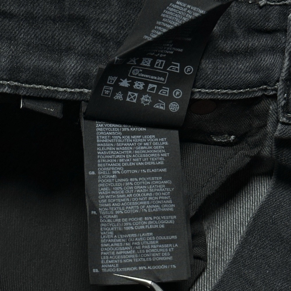 G-Star RAW Citishield 3D Slim Tapered Jeans 33x32 Black Wash Denim Button Fly - Picture 6 of 16